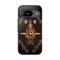 Android Ecclesiarch Sigil Black Red and Gold Ceremonial Phone Case
