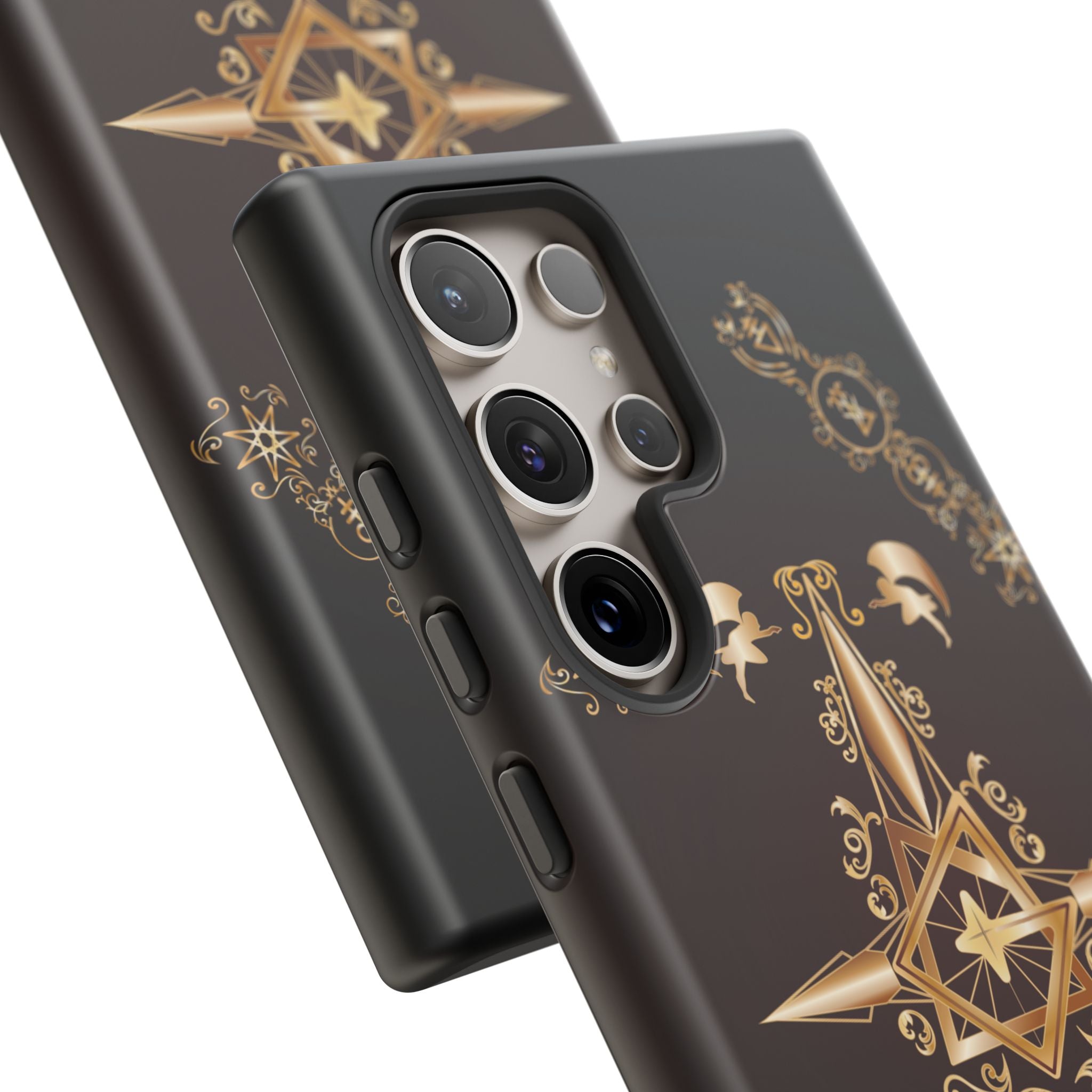 Android Ecclesiarch Sigil Black Red and Gold Ceremonial Phone Case
