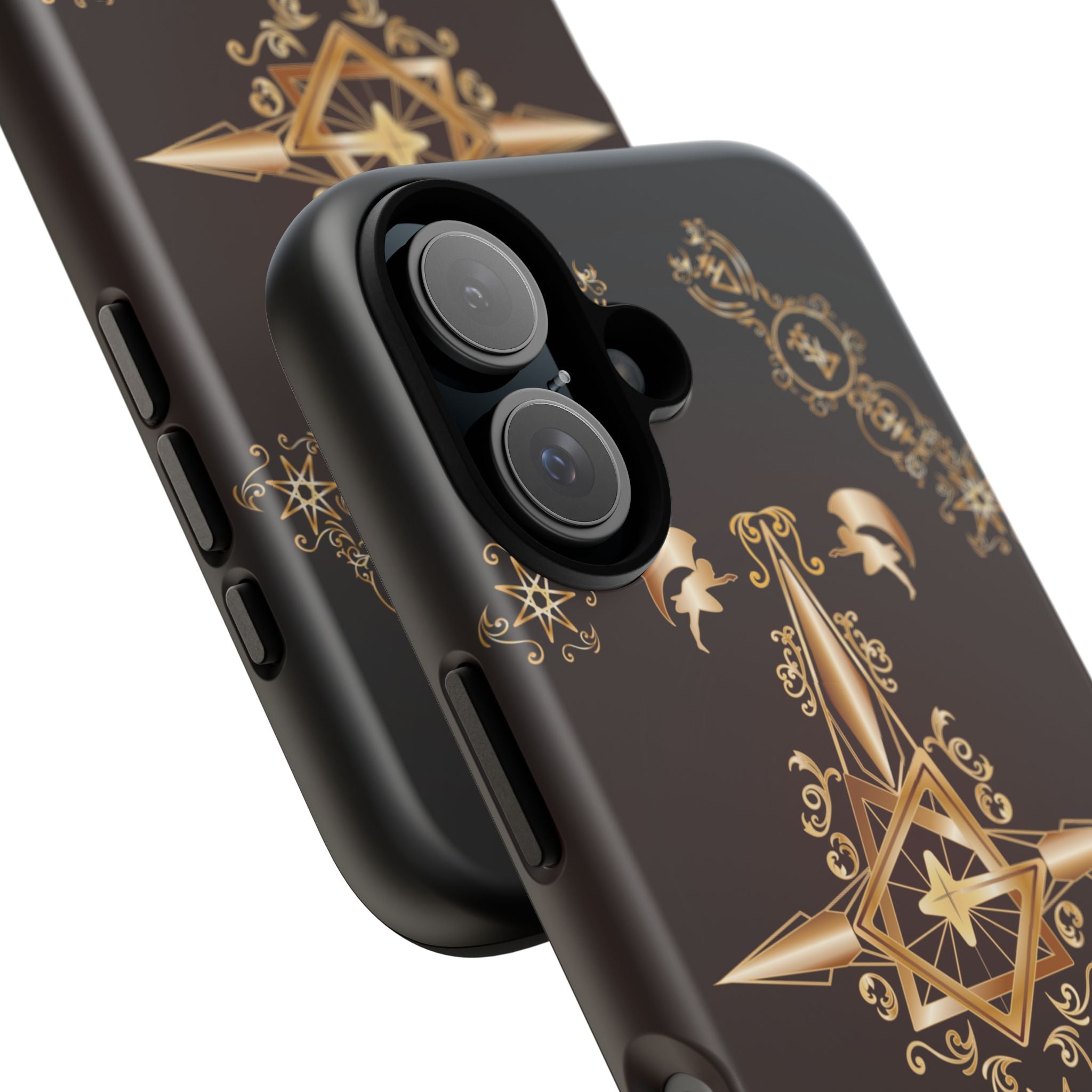 Iphone Ecclesiarch Sigil Black Red and Gold Ceremonial Phone Case