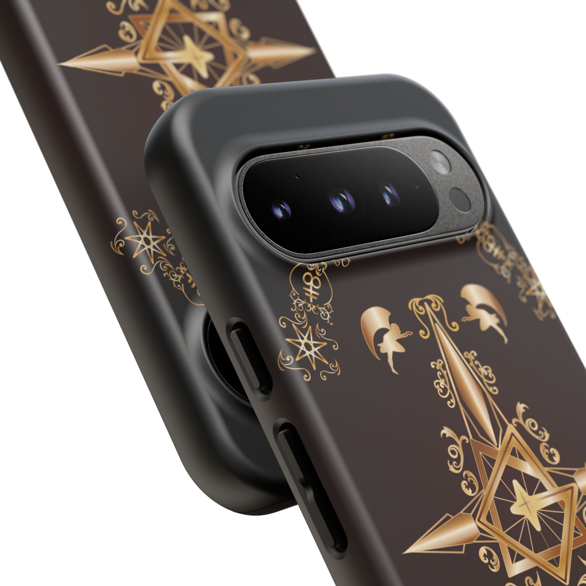 Android Ecclesiarch Sigil Black Red and Gold Ceremonial Phone Case