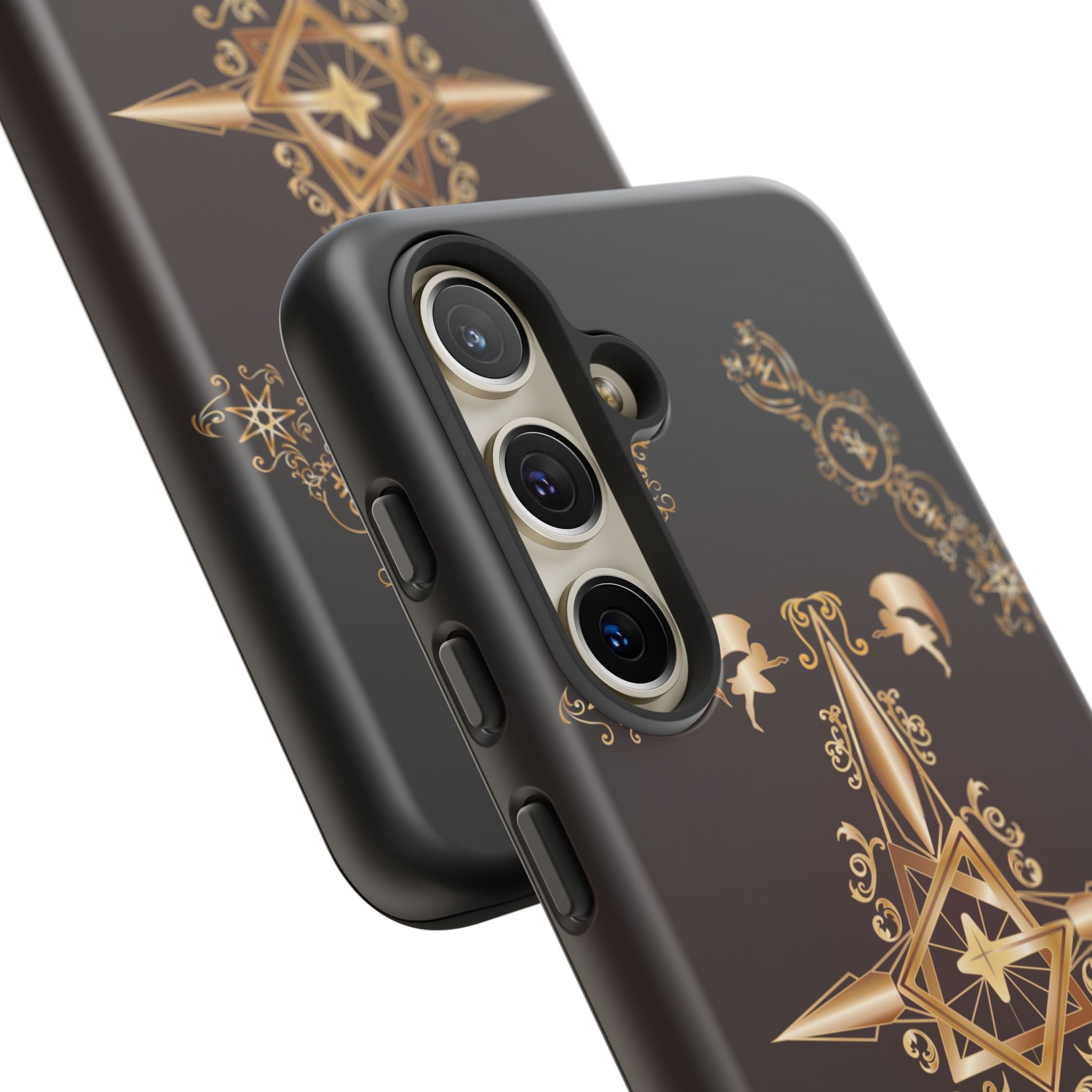 Android Ecclesiarch Sigil Black Red and Gold Ceremonial Phone Case