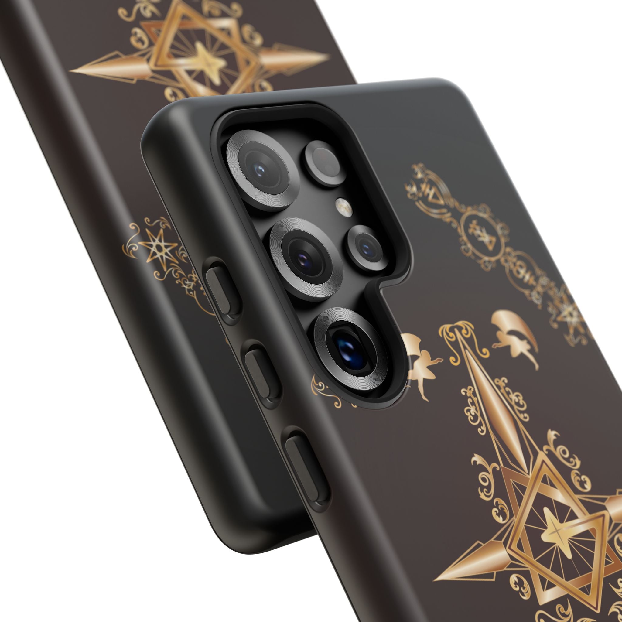 Android Ecclesiarch Sigil Black Red and Gold Ceremonial Phone Case