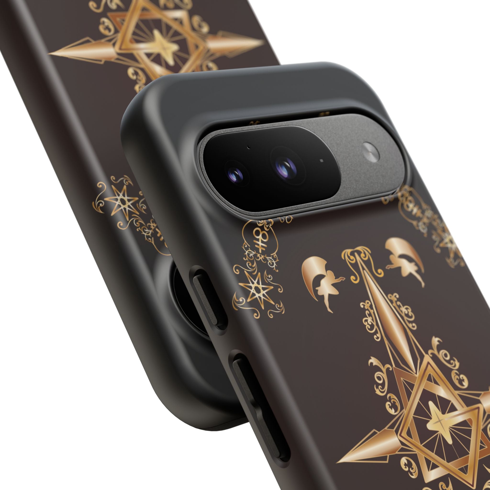 Android Ecclesiarch Sigil Black Red and Gold Ceremonial Phone Case